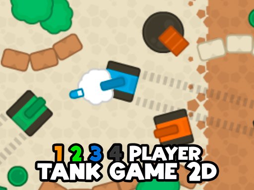 1 2 3 4 Jogadores Jogo de Tanque 2D