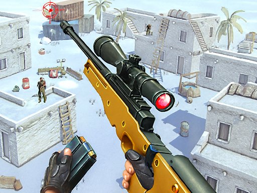 Jogo de tiro de atirador 3D