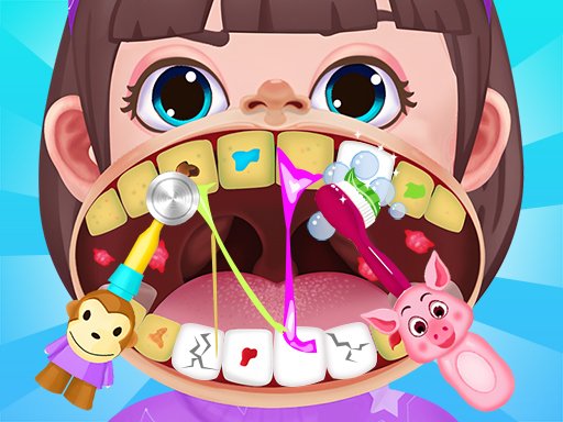 Bebê Hospital Dentista Cuidando