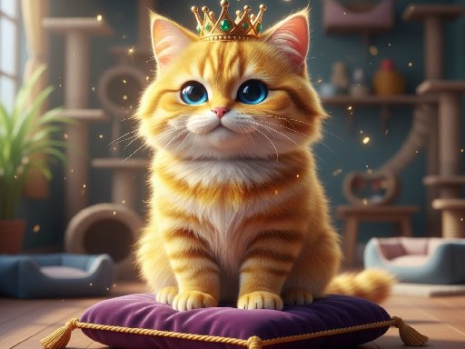 Mesclagem de gato ocioso
