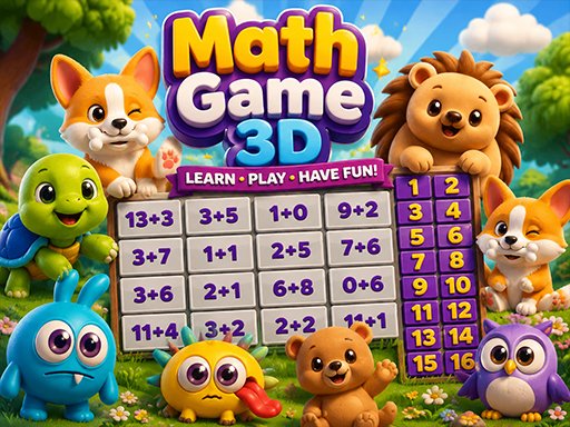 Jogo de matemática 3D