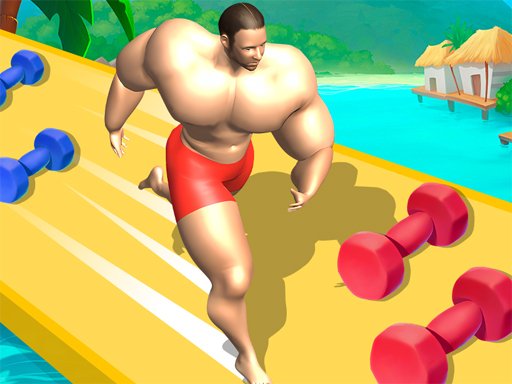 Corrida de ponte muscular 3d