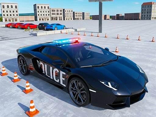Jogo de estacionamento de polícia