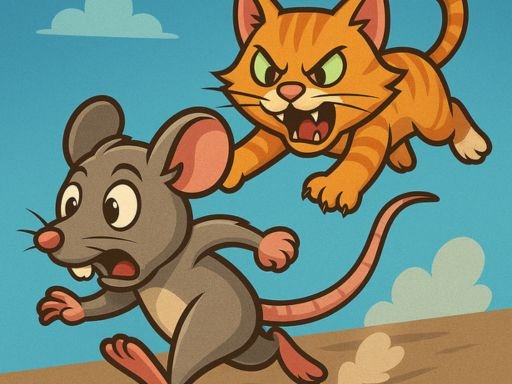 Perseguição de ratos