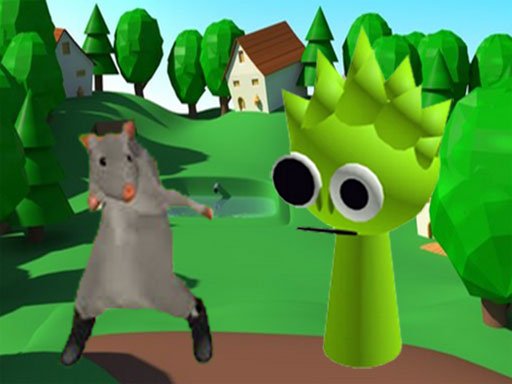 Mousemilton encontra a aventura de Sprunki