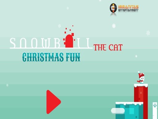 Snowball The Cat Diversão de Natal