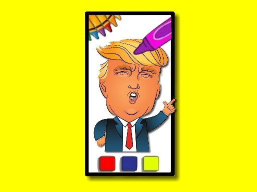 Hora de colorir Trump